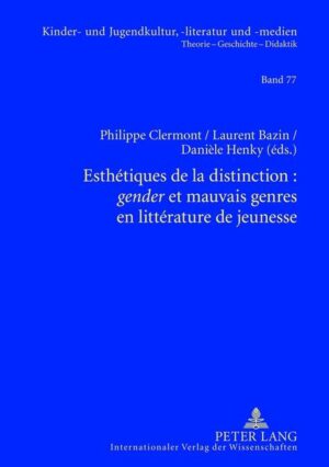 Les théories de la littérature se sont volontiers approprié les problématiques de la distinction. On s’intéressera à deux d’entre elles s’illustrant dans le domaine de la littérature de jeunesse. Dans le premier cas la question de la différenciation sexuelle s’incarne dans le corps du récit dont elle devient le sujet explicite ou latent (renvoyant aux gender studies)