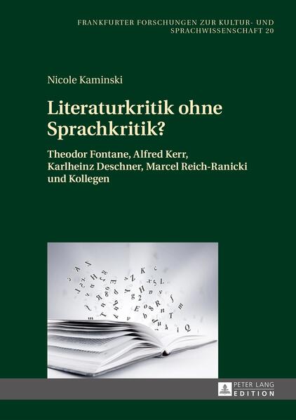 Literaturkritik ohne Sprachkritik? | Bundesamt für magische Wesen