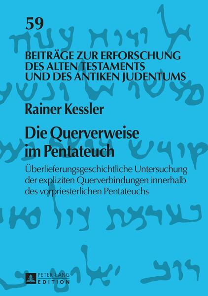 Wie ist der Pentateuch, sofern er nicht zur Priesterschrift gehört, entstanden? Wurden durchlaufende Quellen kombiniert? Oder wurden kleinere Einheiten zu größeren Blöcken zusammengefügt, bis schließlich redaktionelle Stellen den Pentateuch als Ganzen überblicken? Die hier erstmals im Druck vorliegende Untersuchung von 1972-«aus der ganz frühen Phase der kritischen Anfragen an die bis dahin fraglos gültige Drei-Quellen-Theorie» (R. Albertz)-setzt an den Querverweisen zwischen den Überlieferungen an. Sie stellt das Quellenmodell in Frage und plädiert für eine überlieferungsgeschichtliche Lösung. Der deuteronomistischen Redaktion weist sie dabei eine Schlüsselrolle für die Gesamtkomposition zu. In einem Geleitwort nimmt R. Albertz eine forschungsgeschichtliche Einordnung der Arbeit vor.