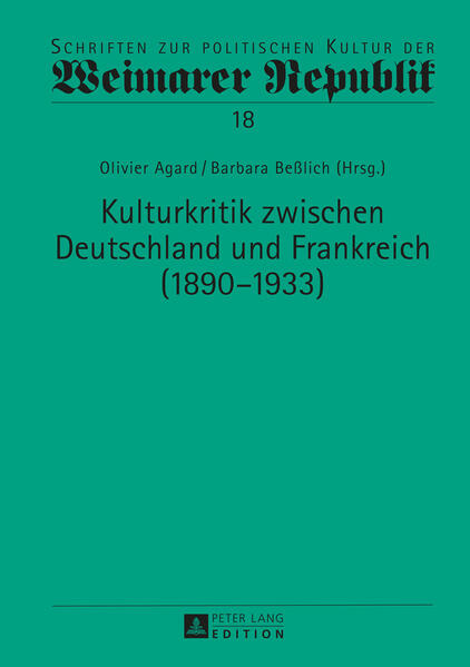 Kulturkritik zwischen Deutschland und Frankreich (18901933) | Bundesamt für magische Wesen