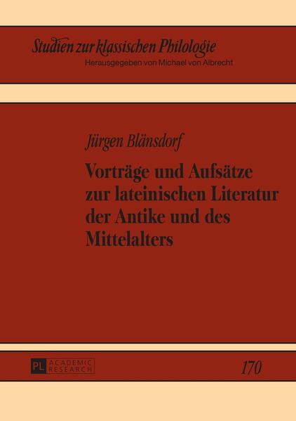 Vorträge und Aufsätze zur lateinischen Literatur der Antike und des Mittelalters | Bundesamt für magische Wesen