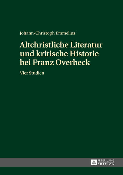 Altchristliche Literatur und kritische Historie bei Franz Overbeck | Bundesamt für magische Wesen
