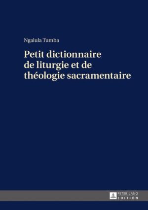 Ce dictionnaire est non seulement un outil de travail, mais aussi un véritable vade mecum pour tous ceux qui étudient et ceux qui enseignent la liturgie et la théologie des sacrements, pour les agents pastoraux et pour toute personne soucieuse de creuser et de se ressourcer davantage dans ces domaines. L’homme rend culte à Dieu, particulièrement dans la tradition catholique, à travers différentes prières et célébrations liturgiques. Ces célébrations sont garnies des signes, symboles, couleurs, images, paroles, rites, etc., dont le sens est parfois non seulement obnubilé, mais aussi et surtout obombré soit par une répréhension drastique et une ignorance tragique, soit par une appréhension magique, ce qui crée une confusion tant chaotique que cabalistique. Ce dictionnaire rassemble plus de 600 entrées dispatchées et enchevêtrées entre mots, concepts et expressions accompagnés de leurs étymologies et de diverses nuances historico-théologiques.