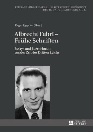 Albrecht Fabri  Frühe Schriften | Bundesamt für magische Wesen