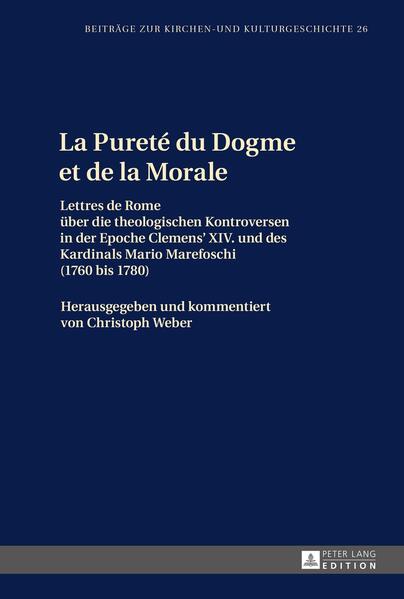 In der Epoche zwischen Aufklärung und Revolution kam es in Rom zum letzten Kampf zwischen den traditionellen und modernen Schulen der Theologie