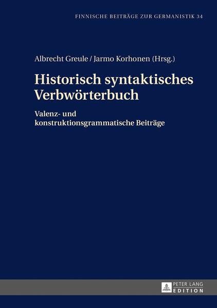 Historisch syntaktisches Verbwörterbuch | Bundesamt für magische Wesen