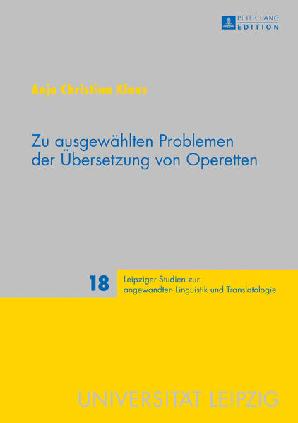 Zu ausgewählten Problemen der Übersetzung von Operetten | Bundesamt für magische Wesen