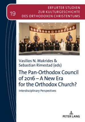 The present volume, based on a related conference in Erfurt, offers interdisciplinary insights on the Holy and Great Council of the Orthodox Church or the Pan-Orthodox Council, convened on the island of Crete in June 2016. Although some Orthodox Churches finally declined to participate-the most prominent being the Russian one -, the Council was a most significant development. It brought a considerable number of Orthodox Churches together and discussed crucial issues pertaining to today’s Orthodox world. However, it also vividly revealed existing serious problems of inter-Orthodox communication and collaboration. The contributions in this volume shed light on main issues related to this Council and their multiple repercussions for Pan-Orthodox unity and the future of the Orthodox world.