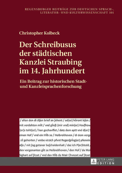 Der Schreibusus der städtischen Kanzlei Straubing im 14. Jahrhundert | Bundesamt für magische Wesen