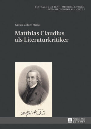 Matthias Claudius als Literaturkritiker | Bundesamt für magische Wesen