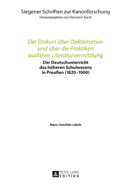 Der Diskurs über Deklamation und über die Praktiken auditiver Literaturvermittlung | Bundesamt für magische Wesen