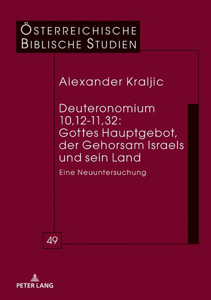 Die Studie behandelt mit Dtn 10,12-11,32 einen bislang wenig beachteten Abschnitt des Deuteronomiums. Im ersten synchronen Hauptteil wird die Perikope nach text- und sprachwissenschaftlichen Kriterien untersucht und ihre literarische und rhetorische Struktur erschlossen. Der zweite diachrone Teil widmet sich der literargeschichtlichen und theologischen Analyse des Textes. Dieser besteht aus einem vermutlich vorexilischen Kern, der während und nach dem Exil sukzessiv erweitert wurde. Dtn 10,12ff. erweist sich dabei nicht nur als Keimzelle des paränetischen Rahmenwerkes des Deuteronomiums, sondern spiegelt zugleich auch dessen theologiegeschichtliche Entwicklung wider.