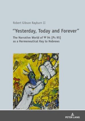 Hebrews is a book of riddles. Recent scholarship has arrived at an impasse over difficulties and apparent contradictions within the argument. A new look at Hebrews is needed. This book examines the use of Psalm 95 in Hebrews. The psalm recalls a narrative world and renews an exhortation that reoccurs throughout Israel’s history. Hebrews takes up this summons and the story behind it (Heb 3-4, 10-12) to urge its audience to be faithful. This exhortation unites God’s people past and present (Heb 1, 13). The results of this study are applied to the new covenant (Heb 8) and reveal that a reexamination of common assumptions about Hebrews are necessary. A review of the history of interpretation shows that while assumptions about Hebrews have an early beginning, they have not gone unchallenged.