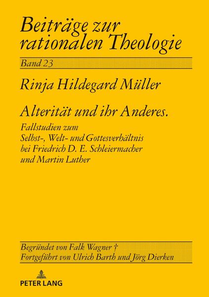 Das typologische Spektrum der Denkformen von Alterität ist breit. Es erstreckt sich zwischen leerer Gleichheit und unzugänglicher Fremdheit. Eine besondere Zuspitzung erfährt das Thema in der Theologie im Gottesgedanken. Das Buch behandelt diesen Problemzusammenhang anhand von Fallstudien zu Schleiermacher und Luther. Bei der Interpretation geht es zugleich um die Frage nach Genese und Quellen von Alterität in übergreifenden Zusammenhängen. Im Mittelpunkt stehen hierbei die großen theologischen Gegensatzverhältnisse zwischen Gott und Sünde im Horizont, ebenso die vielfältigen Differenzkorrelationen von Selbst und Welt. Dies findet eine Zuspitzung in der Fokussierung von Entsprechungen zwischen Gottes-, Sozial- und Selbstverhältnissen: Theologie wird mit der Logik von Soziologie und Psychologie verknüpft.