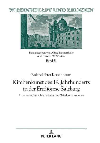 Kirchliche Kunst des 19. Jahrhunderts galt bis vor wenigen Jahrzehnten noch eher als stiefmütterlich behandeltes Thema. Zu sehr litt die Kunst dieser Zeit unter vorgefassten Vorurteilen: Schreinergotik, süßliches Nazarenertum und Kitsch-unter diesen negativen Begriffen wurde diese Kunst zusammengefasst. Zunehmend zeigt sich heute ein anderes Bild. Das kirchliche Kunstschaffen in der Erzdiözese Salzburg bildet hier auf der Hintergrundfolie geschichtlicher und geistesgeschichtlicher Zusammenhänge einen Mikrokosmos in der Neubewertung dieser Zeit und ihrer künstlerischen Produktionen. Exemplarisch sollen erhaltene Beispiele behandelt werden, daneben auch verschwundene Kirchen und Kunstwerke. Zudem gibt es auch Restaurierungsbeispiele, die das 19. Jahrhundert in seiner Kunst wiedererstehen lassen.