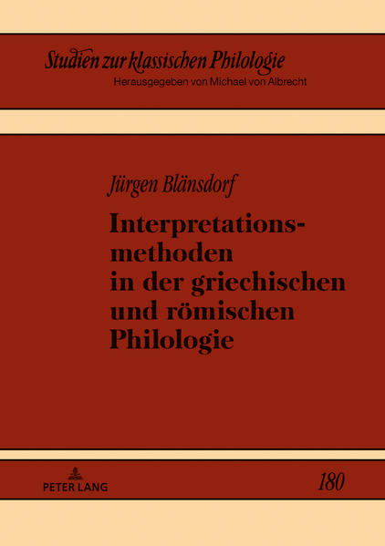 Interpretationsmethoden in der griechischen und römischen Philologie | Bundesamt für magische Wesen