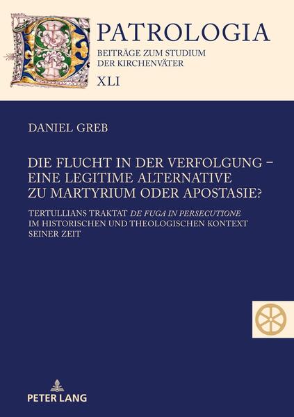 In seinem Traktat de fuga in persecutione bezieht der frühchristliche Theologe Tertullian v. Karthago (ca. 160-220 n. Chr.) Stellung zur Frage, ob es für Christen erlaubt sei, in der Verfolgung zu fliehen. Seine ebenso von der klassischen Rhetorik wie der stoischen Philosophie und dem Kontakt zum Montanismus beeinflusste Argumentation kommt zu einem klaren Ergebnis: Einzig Standhaftigkeit und Martyriumsbereitschaft können die rechte Antwort auf die Verfolgung sein. Die vorliegende Publikation bietet eine Einleitung, Übersetzung und umfassende Kommentierung dieser Schrift und versucht, sie mittels eines multiperspektivischen Ansatzes im historischen und theologischen Kontext ihrer Zeit auszulegen.