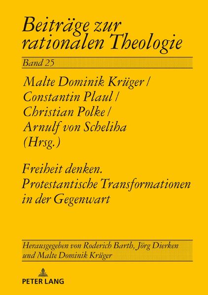 Freiheit ist ein Grundmotiv evangelischer Theologie, das in den Transformationen der Aufklärung, Moderne und Gegenwart auch zur (Selbst-)Kritik evangelischer Religion führen kann. Auf diese Weise ist die evangelische Theologie produktiv herausgefordert. Die in diesem Band versammelten Aufsätze bieten entsprechende Diskussionsbeiträge aus verschiedenen theologischen und philosophischen Blickwinkeln, insbesondere unter Maßgabe aktueller Diskurse. So reicht die Spannweite der Beiträge von Überlegungen zur Aktualität der Aufklärung über den als Geist konzipierten Gottesbegriff, das Verhältnis von Religion und Geschichte und die Beziehung von Kirche und Kultur bis hin zur Frage nach dem Verhältnis von Gott und Geld.