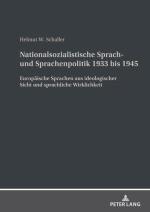 Nationalsozialistische Sprach- und Sprachenpolitik 1933 bis 1945 | Bundesamt für magische Wesen