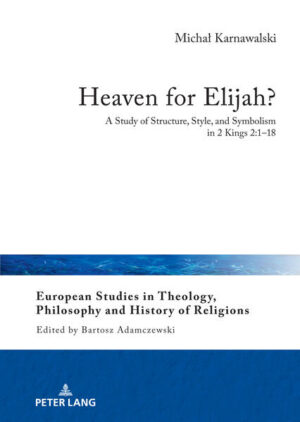 How it is possible that the story about Elisha’s succession in 2 Kings 2:1-18 is now remembered as the story about Elijah’s ascent? The intertextual answer is provided by the contrast between the number of references about the human heavenly ascension in the Hebrew Bible, and the popularity of this theme in the Ancient Near East. However, in this dissertation we focus on the more direct intratextual approach. We analyze the construction of the narrative in order to discern the features of style, structure, and symbolism which emphasize Elijah’s ascent, rather than Elisha’s succession. As a result, we can identify the proto-symbol of the narrative (Gilgal) which is interpreted by three elements (whirlwind, chariotry, and rolled mantle) referring to Elijah’s ascent.