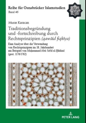 Rechtsprinzipien (qawāʿid fiqhīya) genießen im zeitgenössischen Rechtsdiskurs eine bemerkenswerte Anerkennung und werden nicht selten zum Gegenstand wissenschaftlicher Arbeiten gemacht. Nicht zuletzt finden sie auch zur Begründung und Generierung von Rechtsnormen respektive Rechtsauskünften häufig Verwendung. Doch welche normativ-juristischen Funktionen erfüllten Rechtsprinzipien im klassischen Kontext, in dem sie ihren Sitz im Leben hatten? Schrieb man ihnen etwa eine normstiftende Bedeutung zu? Der vorliegende Band arbeitet durch eine qualitative Inhaltsanalyse der Texte des osmanischen Gelehrten Abū Saʿīd al-Ḫādimī (gest. 1176/1762) die Verwendungsanlässe der Rechtsprinzipien heraus und beantwortet die soeben gestellten Fragen am Beispiel von al-Ḫādimī, einem der bekanntesten und einflussreichsten osmanischen Gelehrten des 18. Jahrhunderts. Zwar lebte dieser in der postklassischen Phase, hielt jedoch an der klassischen Rechtstradition fest. Die Tatsache, dass al-Ḫādimī am Vorabend der Moderne dynamisierende Elemente des Rechts hervorhob und hierbei den Rechtsprinzipien eine entscheidende Bedeutung beimaß, ließ ihn das klassisch-islamische Recht (fiqh) traditionskonform fortschreiben und sich als Schlüsselfigur seiner Disziplin erweisen.