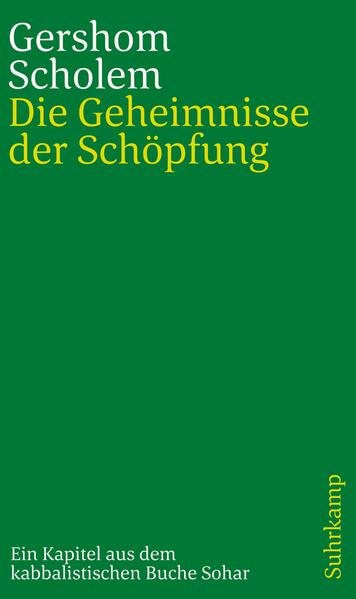 Das Buch Sohar, wörtlich das »Buch des Glanzes«, aber auch »Wunderbuch« genannt, ist eines der geheimnisvollsten Bücher jüdischen Glaubens und Denkens. Seine Herkunft im 13. Jahrhundert in Spanien ist nicht eindeutig geklärt, über den Autor oder die Autoren gab es über die Jahrhunderte hinweg Mutmaßungen, Legenden, Streitigkeiten, aber keine sicheren Hinweise. Die Form des auf aramäisch verfaßten Sohar ist nicht einheitlich: Es gibt einen fortlaufenden, nach den Wochenabschnitten gegliederten Kommentar und einzelne besondere Teile, das »Buch der Verborgenheit«, »Der treue Hirte«, »Geheimnisse der Tora«. Der Sohar, von dem es keine Übersetzung ins Deutsche gibt, ist das Hauptwerk der Kabbala, die einem neuen mystischen Verständnis des Judentums den Weg bahnte. Gershom Scholem, der die Erforschung der Kabbala begründete und so Tradition und Gegenwart des Judentums neu verstehen ließ, hat ein Kapitel aus dem Buch Sohar ins Deutsche übersetzt. Zugleich gibt Scholem eine Einführung in den geschichtlichen Stellenwert des Sohar, der auch die deutschen Romantiker beeinflußte, und erläutert den Aufbau des Buches. Gershom Scholems Buch ist eine Einführung in die Welt der Kabbala, in der sich ein neues Verständnis des Judentums Ausdruck verschaffte.