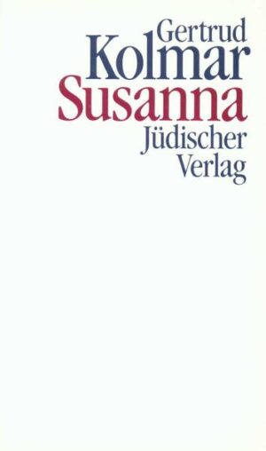 Diese Erzählung ist von Gertrud Kolmars Biographie nicht zu trennen. Eine ältere Erzieherin, verlassen und im nationalsozialistischen Deutschland verfolgt, erinnert sich an Susanna, ein Mädchen auf dem Land, die sie vor Jahren betreuen sollte. Susannas vermeintliche Gemütskrankheit erweist sich in der lebendigen Erinnerung mehr und mehr als eine Verrückung der starren Erziehungsprinzipien der Ich-Erzählerin. Sie greifen ins Leere und werden von Dialogen, von Handlungen zwischen Traum und Wachen abgelöst. Und auf der Schwelle von Realität und Imagination, religiöser Tradition und entzaubertem Alltag wird das Judentum zu einem Schlüsselthema — Susanna und die Erzieherin sind Jüdinnen -, und es kommt zu einer rätselhaften Liebesbegegnung zwischen Susanna und Rubin, der, verwirrt und verstört, den kleinen Ort verläßt. Susanna folgt ihm.