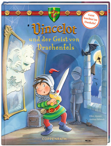 Nacht für Nacht treibt ein schauriger Geist sein Unwesen in den Gängen der Burg. Vincelot und sein magisches Schwert Jaber nehmen all ihren Mut zusammen, um das Gespenst zu fangen. Und dann steht er plötzlich vor ihnen: der kopflose Diego von Drachenfels, Paulas Urgroßonkel … Ob die Freunde es schaffen, dem Spuk ein Ende zu setzen? Und was hat Fürst Finster damit zu tun?