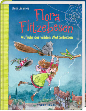 Das Wetter in Hexenrosental spielt verrückt und das gesamte Dorf wird von wilden Stürmen, Schnee und Überschwemmungen heimgesucht. Besonders schlimm ist das Wetter für die Helfen zarte Elfenwesen, deren Blatthäuser draußen im Birkenwald einfach davongeweht werden. Flora ist sich sicher, dass die störrischen Wetterhexen etwas mit dem Chaos zu tun haben. Aber wie kann man sie nur stoppen?