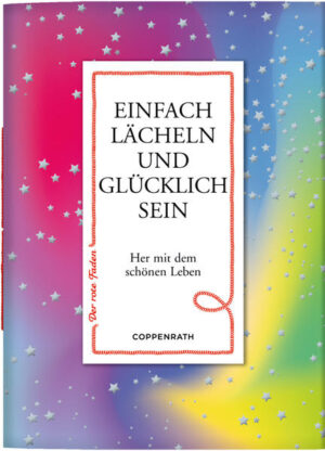 Der echte rote Faden ist das Markenzeichen dieser ausgefallenen Geschenkbuchreihe. Mit den schönsten Gedichten und Gedanken, gepflegtem Design und edlem Papier ist dieses von Hand gebundene Buch ein liebevolles und zugleich preiswertes Geschenk zu vielen Gelegenheiten.