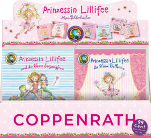 Diese Lino- Box enthält sechs zauberhafte Prinzessin Lillifee- Geschichten von Monika Finsterbusch. 385 Prinzessin Lillifee 386 Prinzessin Lillifee hat ein Geheimnis 387 Prinzessin Lillifee, die kleine Ballerina 388 Prinzessin Lillifee und der kleine Delfin 389 Prinzessin Lillifee und die kleine Seejungfrau 390 Prinzessin Lillifee und das kleine Reh