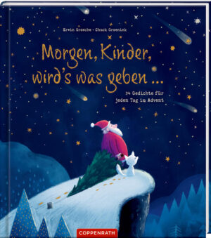 Wenn die Wünsche Flügel kriegen, landen sie beim Weihnachtsmann. Alle Träume lernen fliegen, denn die Weihnachtszeit fängt an ... Dieses Buch erzählt in 24 kurzen Gedichten von der Vorweihnachtszeit im Haus des Weihnachtsmannes und seiner Elfen. Bis zum Fest ist nämlich noch viel zu tun: Da werden Wunschzettel gelesen, Geschenke gebastelt, Tannenbäume geschmückt, Plätzchen gebacken und die schnellste Route um die Welt ausgetüftelt ... Ein stimmungsvolles Buch für die Adventszeit mit gereimten Texten von Erwin Grosche und poetischen Illustrationen von Chuck Groenink. Für Kinder ab 3 Jahren. Mit Goldfolie auf dem Cover.