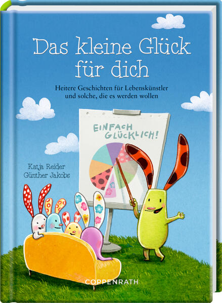 Willkommen im Büro zum kleinen Glück! Vielleicht hast du es ja schon bemerkt: Ob bei Alltagsstress oder akuter Vergleicheritis, bei geheimen Ängsten oder großen Wünschen - hin und wieder verpassen uns das kleine Glück und seine Freunde einen hilfreichen Schubs Richtung Glück. Natürlich ganz diskret! So wie bei Paul, der sich nicht traut, seine Traumfrau anzusprechen, Anne, die sich ihrer nervigen Nachbarin erwehren muss, oder Konrad, der entdeckt, dass er eigentlich ein Glückspilz ist… Augenzwinkernde Geschichten über uns und das kleine Glück. Erleben Sie das kleine Glück und seine Freunde im Einsatz Heitere Geschichten um die beliebtesten Figuren der Reihe Liebevolle Illustrationen Ein wundervolles Geschenk zum Geburtstag, als Glück-Wunsch oder einfach nur so!