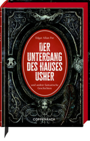 "Gerade mein entkräfteter, jämmerlicher Zustand lässt mich ahnen, dass mich das unablässige Ringen mit diesem grässlichen Hirngespinst der Angst irgendwann einmal Leben und Verstand zugleich kosten wird." Erlebe die düsteren Welten von Edgar Allan Poe! Nur wenige Autoren haben das Genre der Mysteryund Gruselgeschichten so sehr geprägt wie Edgar Allan Poe. Sein Einfluss findet sich in den Werken anderer Autoren, über 400 Verfilmungen seiner Texte und unzähligen Anspielungen in der Pop-Kultur. In dieser prachtvollen Schmuckausgabe sind einiger seiner bekanntesten fantastischen, romantisch-mysteriösen und gruseligen Erzählungen vereint: Metzengerstein, Eleonore, Die Grube und das Pendel, Das Begräbnis vor dem Tode, Ligeia, Der Untergang des Hauses Usher, Die Heilmethode des Doktor Teer und Professor Feder, Die Maske des roten Todes, Das ovale Porträt, Die schwarze Katze, Der Dämon des Widersinns, Das verräterische Herz, Die Sphinx, Das Fass Amontillado, Bericht über den Fall Valdemar und Morella. Dazu enthält sie seine beiden berühmtesten Gedichte: Der Rabe und Annabel Lee. Fantasievoll und aufwendig gestaltet und mit zahlreichen Extras versehen, zieht dieses Buch die Leserschaft in seinen Bann und ist dank seiner aufwendigen Veredelung ein Schmuckstück in jeder Sammlung. Edgar Allan Poe: Ein Klassiker der Dark-Romance-Literatur! 11 aufwendig gestaltete Extras vertiefen das Erlebnis der düsteren Geschichten 16 Geschichten und 2 Gedichte Einzigartige Schmuckausgabe mit hochwertiger Veredelung: Kaltfolie, Hochprägung, Leseband und Farbschnitt