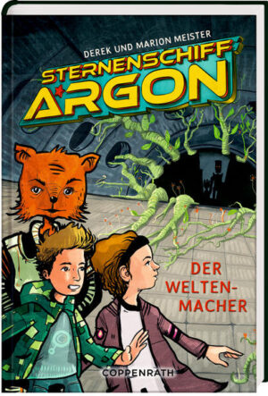 Die Argon ist schwer beschädigt und muss repariert werden, bevor Alex und Lizzy mit der Suche nach ihrem Großvater Odysseus fortfahren können. Während der Aufräumarbeiten bemerken die Geschwister einen seltsamen Schatten. Alex und Lizzy folgen dem blinden Passagier bis zu einem versiegelten Bereich und trauen ihren Augen nicht: Mitten im Sternenschiff verbirgt sich eine eigene Urwald- Welt. Liegt hier vielleicht die Lösung für Odysseus’ Verschwinden?