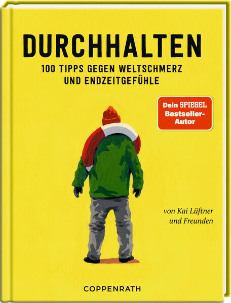 Die Zeiten sind hart. Viele Menschen ringen, kämpfen, zweifeln. Auch Erfolgsautor Kai Lüftner kennt dieses Gefühl und hat mit Freundinnen und Freunden Tipps gesammelt, wie wir wieder auftauchen, einen klaren Kopf bekommen und die Zuversicht neu entdecken können. „Durchhalten heißt vor allem hinfallen und wieder aufstehen, ein bisschen auf der Couch liegen und ausruhen, dann weitermachen - im besten Falle klüger als vorher und um irgendeine Erkenntnis reicher. Das Gute ist: Du bist nicht allein - und das wird mit diesem Buch hoffentlich auch dem Letzten klar." Ein verrücktes und verblüffend versöhnliches Buch von Furzipups-Erfolgsautor Kai Lüftner Mit sehr persönlichen und inspirierenden Beiträgen von Schauspielerin Annette Frier, Schauspieler und Moderator Tetje Mierendorf, Comedian Ingmar Stadelmann und vielen anderen Kongenial illustriert von Kai Würbs