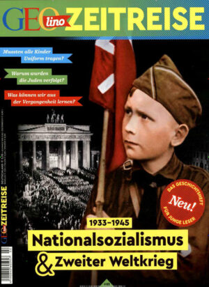 Anfang 1933 wurde Adolf Hitler zum Reichskanzler ernannt, nur zwölfeinhalb Jahre später lag Deutschland in Trümmern - nachdem es den größten Krieg aller Zeiten angezettelt und verloren hatte. In dieser Ausgabe geht GEOlino Zeitreise der Frage nach, wie es dazu kommen konnte. Warum Hitler und seine nationalsozialistische Partei solchen Erfolg hatten. Was der Krieg für den Alltag der Menschen bedeutete. Und welche Lehren wir aus diesem düsteren Kapuitel unserer Geschichte ziehen können.