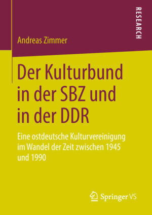 Der Kulturbund in der SBZ und in der DDR | Bundesamt für magische Wesen