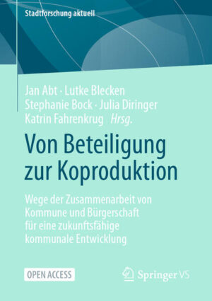 Von Beteiligung zur Koproduktion | Jan Abt, Lutke Blecken, Stephanie Bock, Julia Diringer, Katrin Fahrenkrug