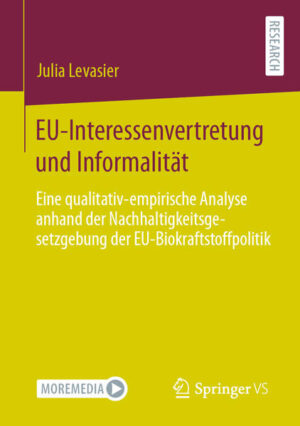 EU-Interessenvertretung und Informalität | Julia Levasier