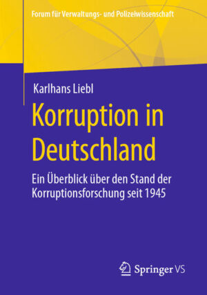 Korruption in Deutschland | Karlhans Liebl