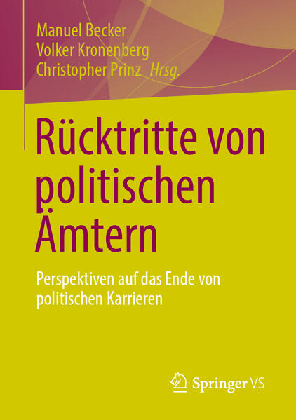 Rücktritte von politischen Ämtern | Manuel Becker, Volker Kronenberg, Christopher Prinz