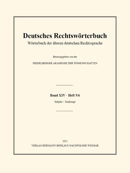 Deutsches Rechtswörterbuch | Bundesamt für magische Wesen