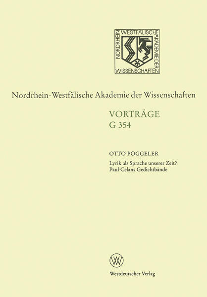 Lyrik als Sprache unserer Zeit? Paul Celans Gedichtbände | Bundesamt für magische Wesen