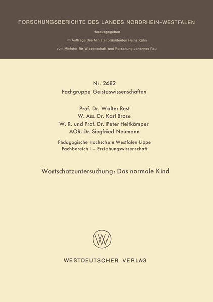 Wortschatzuntersuchung: Das normale Kind | Bundesamt für magische Wesen