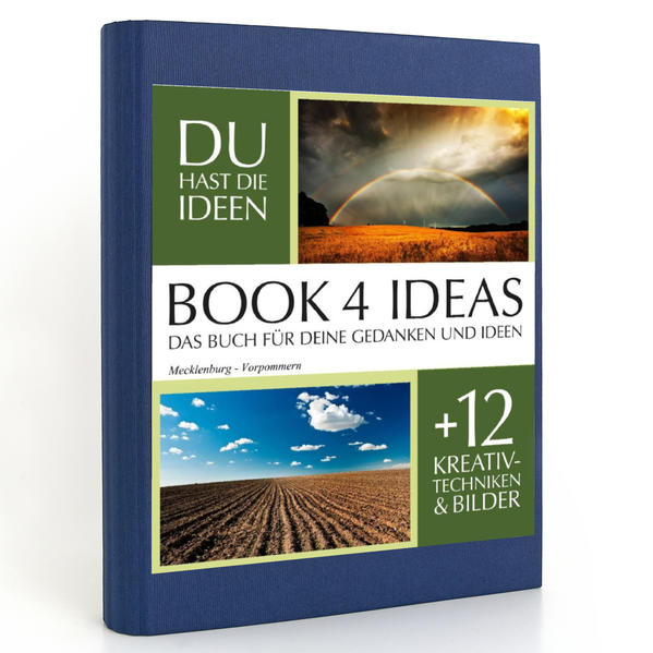 BOOK 4 IDEAS classic | Mecklenburg - Vorpommern, Notizbuch, Bullet Journal mit Kreativitätstechniken und Bildern, DIN A5 | Bundesamt für magische Wesen