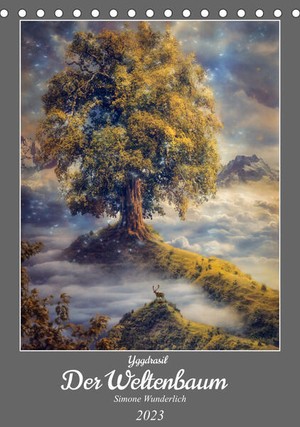 Yggdrasil - Der Baum des Lebens (Tischkalender 2023 DIN A5 hoch) | Bundesamt für magische Wesen