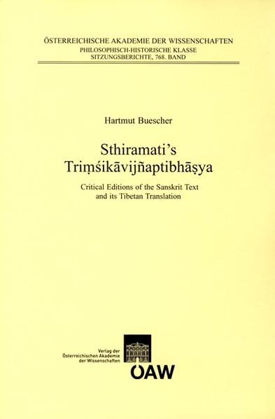 Sthiramati´s Tri?sikavijñaptibha?ya (TrBh) ist ein philosophischer Kommentar (6. Jh.) zu Vasubandhus Tri?sikakarikas, einer einflussreichen Darstellung des Yogacara-Vijñanavada (Y.-V.) Gedankenhorizontes in seinen wesentlichsten Zügen. TrBh gehört zu den wenigen der noch auf Übersetzt von erhaltenen Texte eines ausgesprochen umfangreichen, doch zumeist nur in tibetischen und/oder chinesischen Übersetzungen zugänglichen Yogacara Textkorpus. Sthiramatis Beitrag liefert einen konzentrierten, mit Exkursen zu relevanten Problemstellungen erweiterten Überblick über das spezifische Y.-V. System einer Art statischen und genetischen Phänomenologie, die sich weiterhin durch klare ontologische Strukturgebungen und soteriologische Betrachtungen auszeichnet. … Sthiramati´s Tri?sikavijñaptibha?ya (TrBh) is a philosophical commentary (6th c.) to Vasubandhu´s Tri?sikakarikas, an influential composition sketching the Yogacara-Vijñanavada (Y.-V.) horizon of thought in its most essential features. Belonging to an extensive Yogacara textual corpus extant, mostly, in Tibetan and/or Chinese translations, TrBh is one of the very few texts still available in original Sanskrit. Enriched by excursus addressing thematically pertinent problems, Sthiramati´s contribution offers a concentrated overview of the specifically Y.-V. system of a kind of static as well as genetic phenomenology, which additionally is characterized by providing clear ontological structures as well as soteriological reflections.