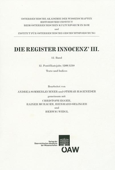 Die Register Innocenz III.: Die Register Innocenz´ III.