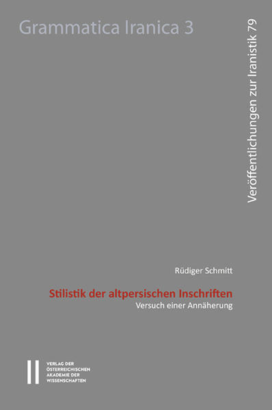 Stilistik der altpersischen Inschriften | Bundesamt für magische Wesen